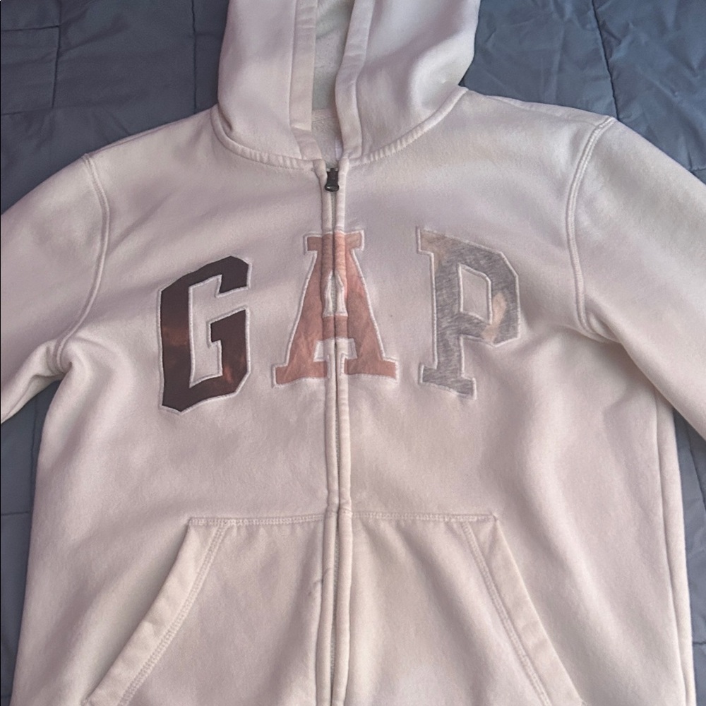GAP Kids Cream Hoodie Jacket